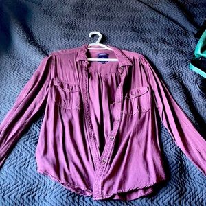 American eagle boyfriend fit flannel